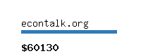 econtalk.org Website value calculator