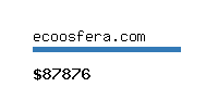 ecoosfera.com Website value calculator