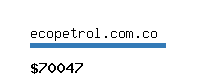 ecopetrol.com.co Website value calculator