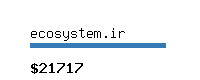 ecosystem.ir Website value calculator