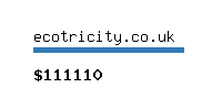 ecotricity.co.uk Website value calculator