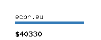 ecpr.eu Website value calculator