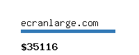 ecranlarge.com Website value calculator