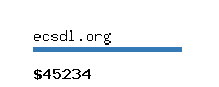 ecsdl.org Website value calculator