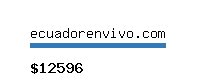 ecuadorenvivo.com Website value calculator