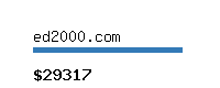 ed2000.com Website value calculator