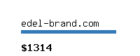 edel-brand.com Website value calculator