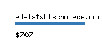 edelstahlschmiede.com Website value calculator