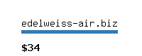 edelweiss-air.biz Website value calculator