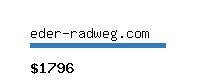 eder-radweg.com Website value calculator