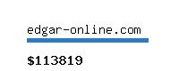 edgar-online.com Website value calculator