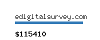 edigitalsurvey.com Website value calculator