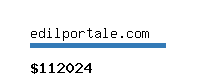 edilportale.com Website value calculator