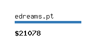 edreams.pt Website value calculator