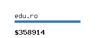 edu.ro Website value calculator