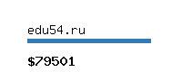 edu54.ru Website value calculator