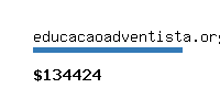 educacaoadventista.org.br Website value calculator