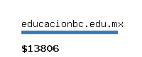 educacionbc.edu.mx Website value calculator