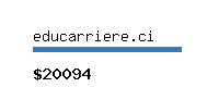 educarriere.ci Website value calculator