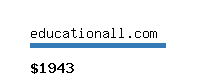 educationall.com Website value calculator