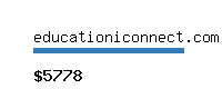 educationiconnect.com Website value calculator