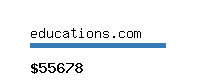 educations.com Website value calculator