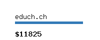 educh.ch Website value calculator