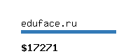 eduface.ru Website value calculator