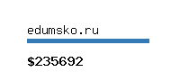 edumsko.ru Website value calculator