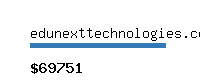 edunexttechnologies.com Website value calculator