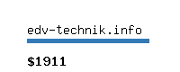 edv-technik.info Website value calculator