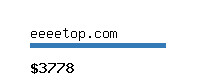 eeeetop.com Website value calculator