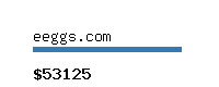 eeggs.com Website value calculator