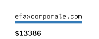 efaxcorporate.com Website value calculator