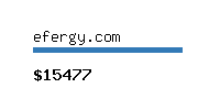 efergy.com Website value calculator