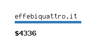 effebiquattro.it Website value calculator