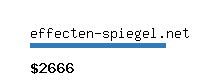 effecten-spiegel.net Website value calculator