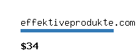 effektiveprodukte.com Website value calculator