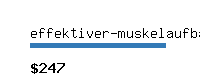 effektiver-muskelaufbau.net Website value calculator