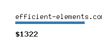 efficient-elements.com Website value calculator