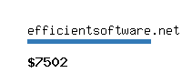 efficientsoftware.net Website value calculator