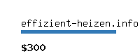 effizient-heizen.info Website value calculator