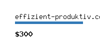 effizient-produktiv.com Website value calculator