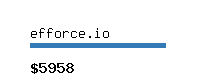 efforce.io Website value calculator