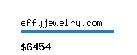 effyjewelry.com Website value calculator