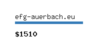 efg-auerbach.eu Website value calculator