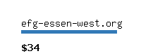 efg-essen-west.org Website value calculator