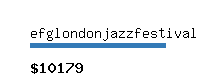 efglondonjazzfestival.org.uk Website value calculator