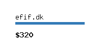 efif.dk Website value calculator