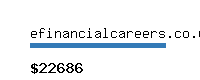 efinancialcareers.co.uk Website value calculator